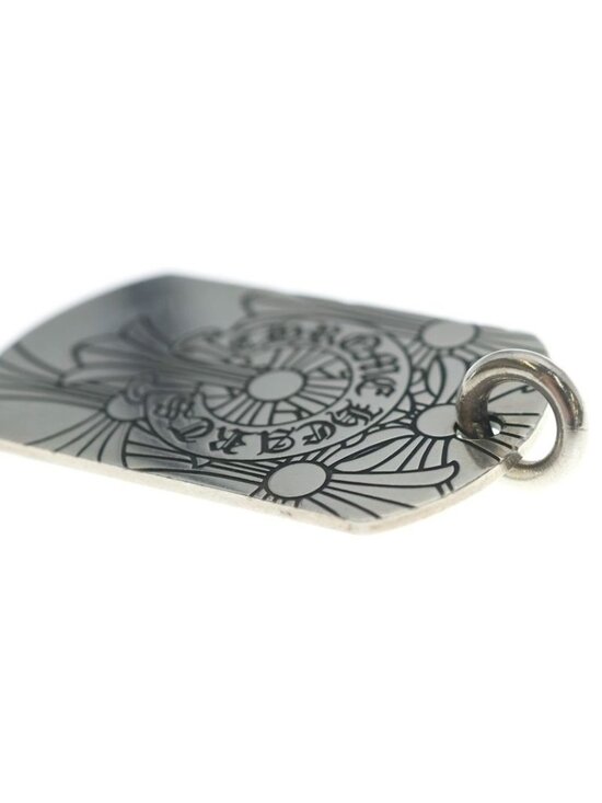 Large Dog Tag « God Bless The World » | Savethechrome Shop Chrome Hearts D Tag Lrg God Bless God Breath Dog Tag Large Necklace Top